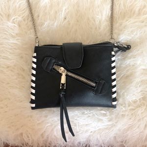 Black and white Cross body.